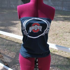 The Ohio State Buckeyes Strapless Tube Top Shirt size S